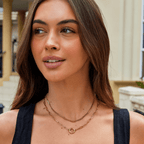 Cordelia Gold Crystal Necklace