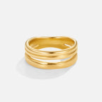 Lia Layered Gold Ring