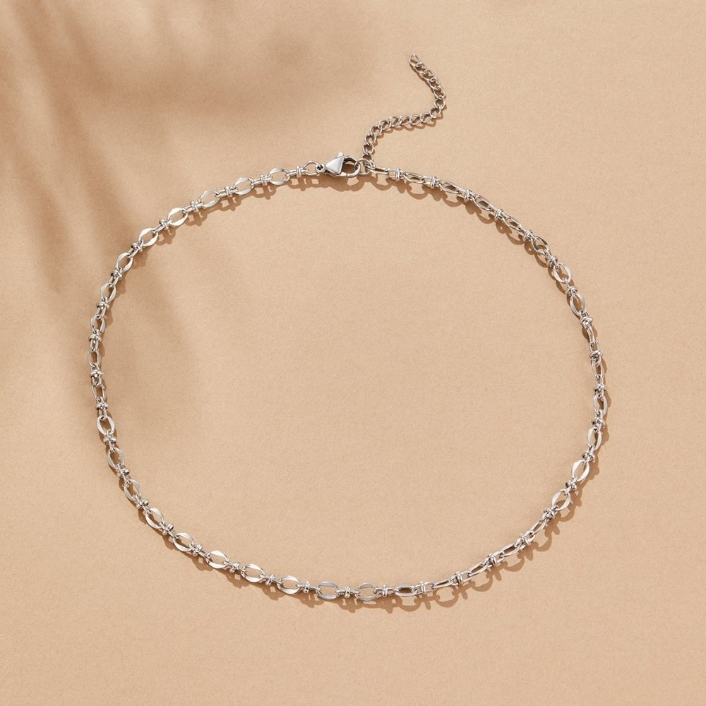 Link Chain Silver Necklace