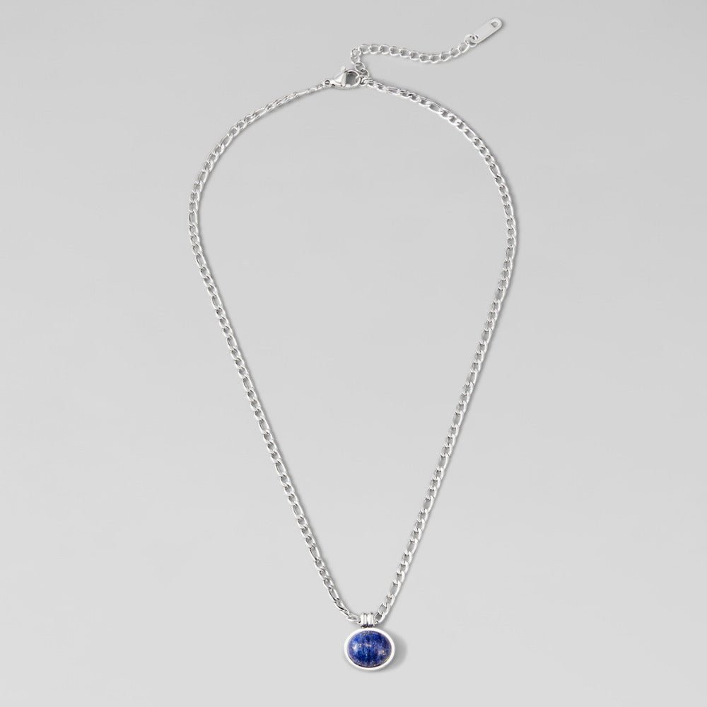 Liza Lapis Lazuli Silver Necklace