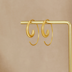 Luca Spiral Hoop Earrings
