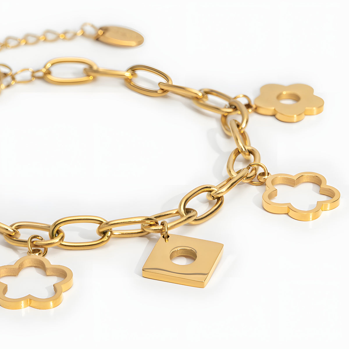 Lucky Daisy Charm Bracelet