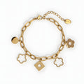 Lucky Daisy Charm Bracelet