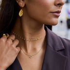 Luxe Crystal Clover Necklace