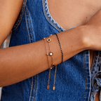 Maisie Black Bead Bracelet