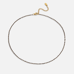 Maisie Black Bead Necklace