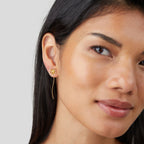 Make A Wish Dandelion 18K Gold Earrings