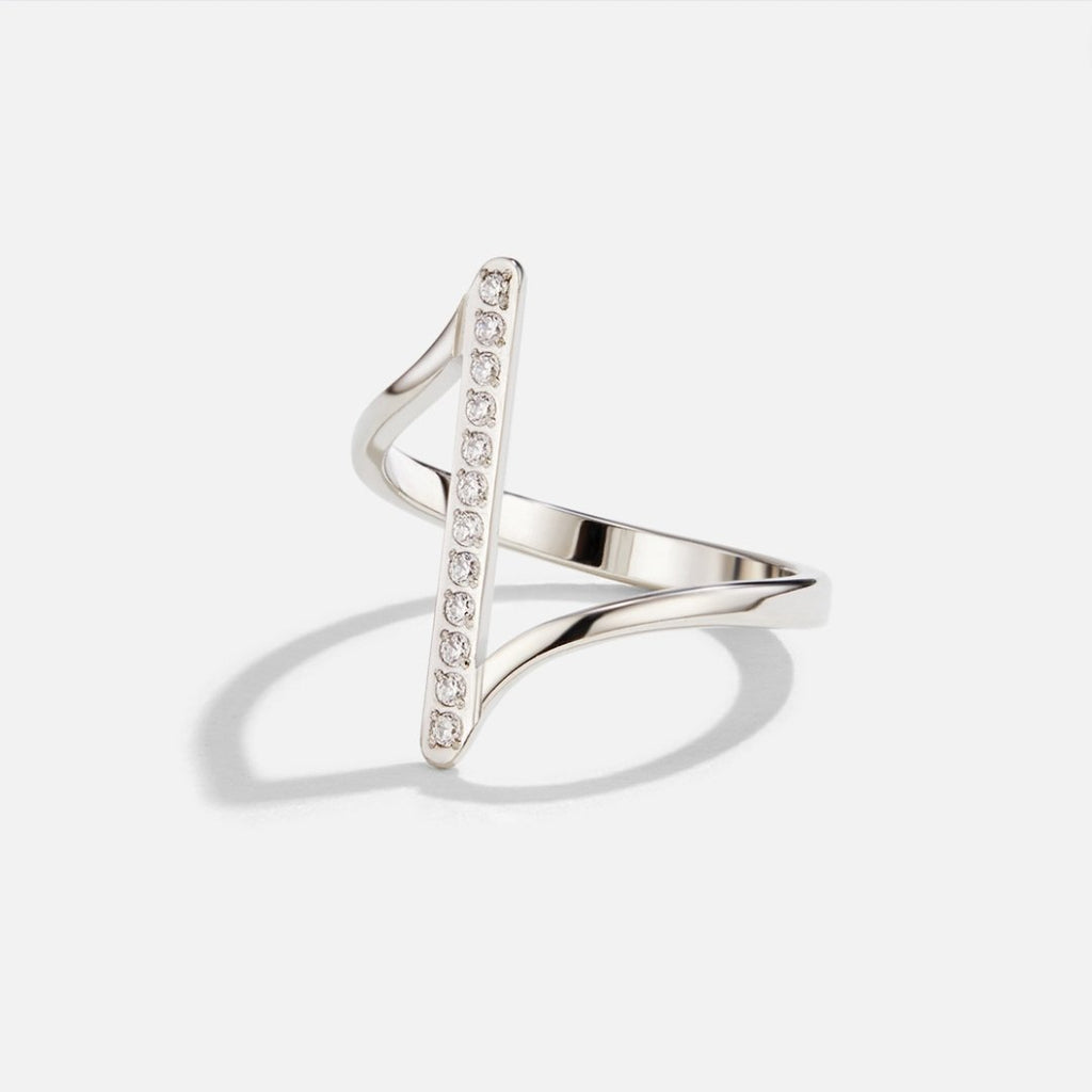 Mila Twisted Silver Ring