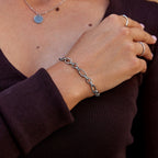 Miriam Chunky Silver Bracelet