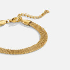 Molly Gold Mesh Chain Bracelet
