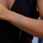 Molly Silver Mesh Chain Bracelet