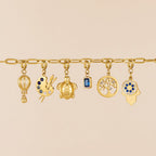 Mystic Blue Crystal Charm