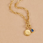 Mystic Blue Crystal Charm