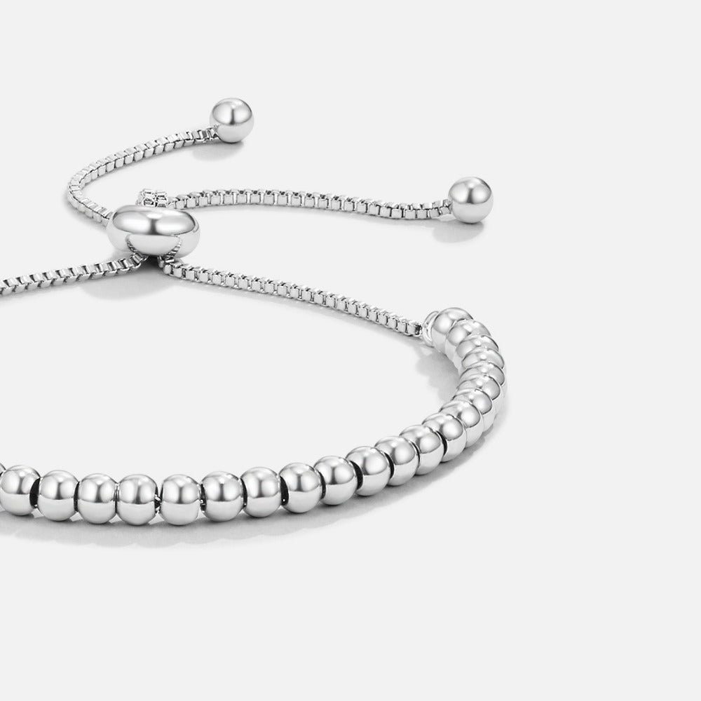 Niloya Beaded Silver Bracelet