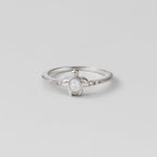 Opal Silver Turtle Ring