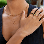 Paperclip Gold Necklace