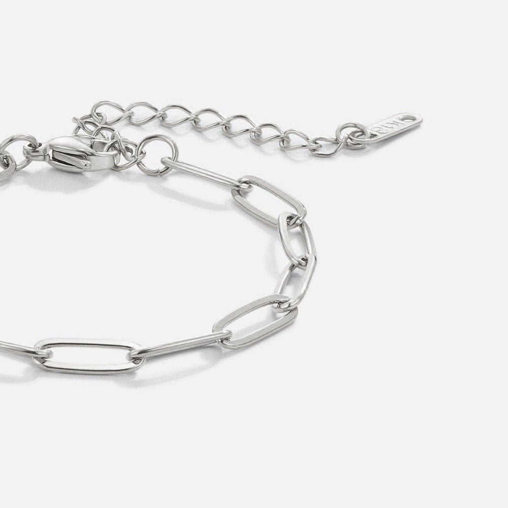 Paperclip Silver Bracelet