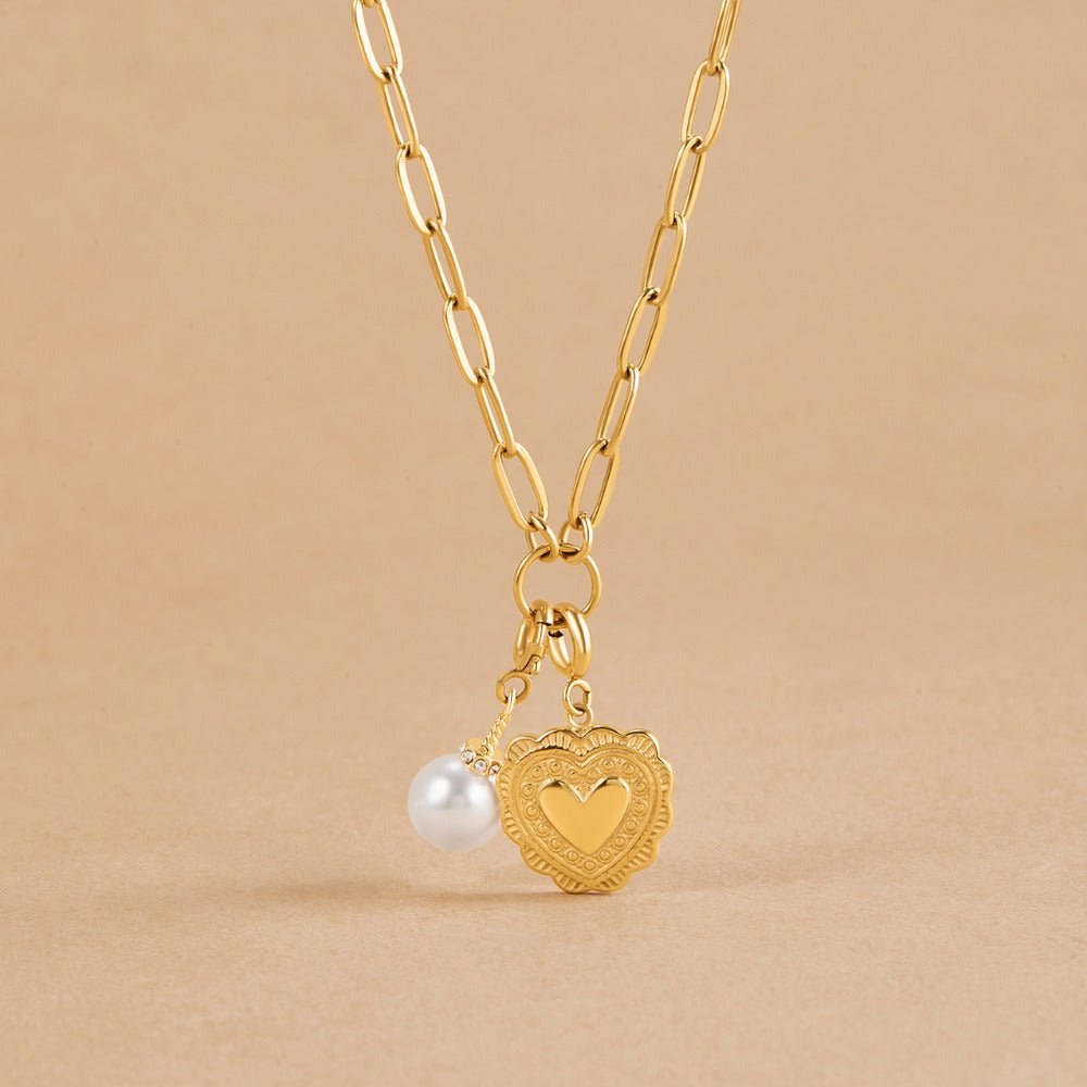 Pia Chain Link Charm Necklace