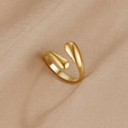 Raven Gold Wrap Ring