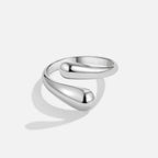 Raven Silver Wrap Ring