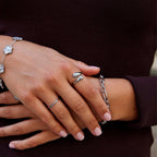 Raven Silver Wrap Ring