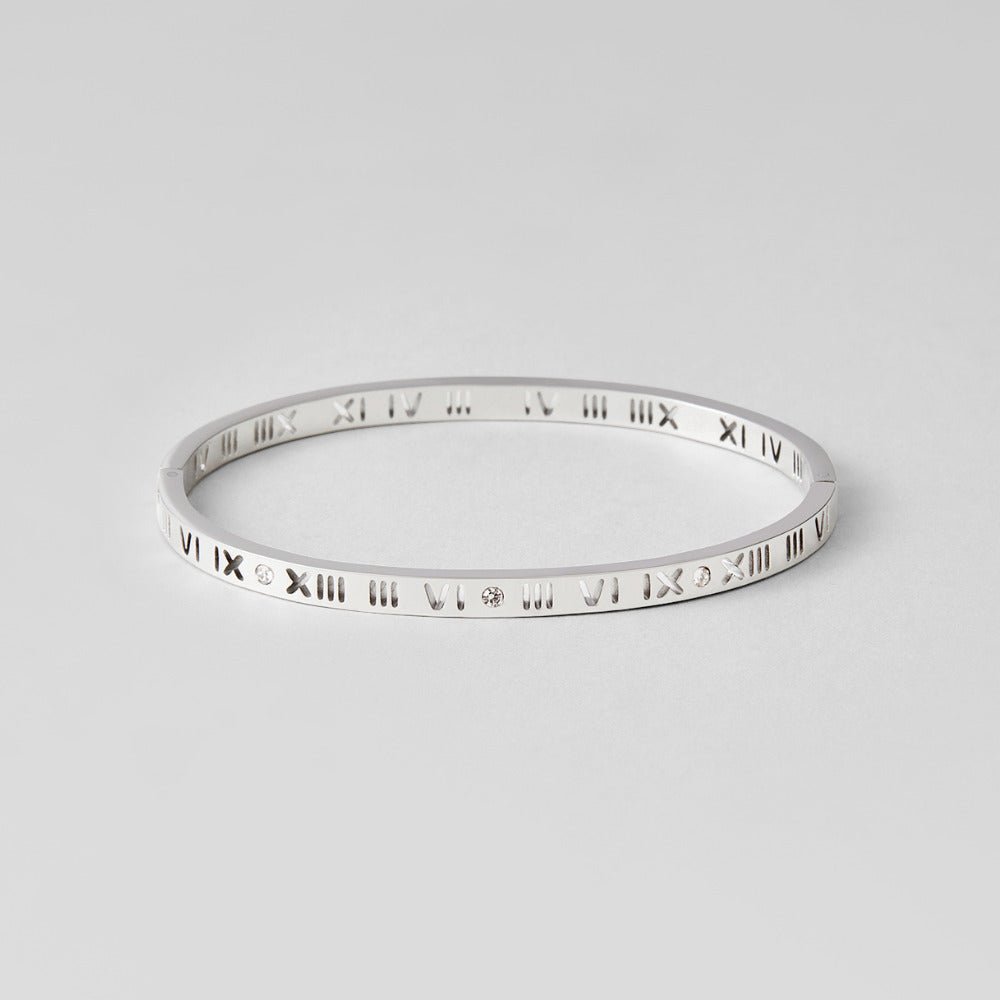 Roman Silver Bangle