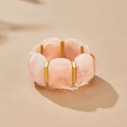 Rose Quartz Elastic Bracelet