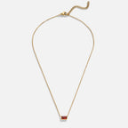 Ruby Baguette Necklace