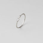 Serena Silver Crystal Ring