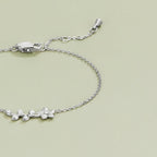 Silver Crystal Vine Bracelet