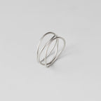 Silver Infinity Loop Ring