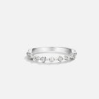 Silver Milana Crystal Ring