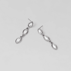Silver Serena Pearl Drop Earrings