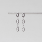 Silver Serena Pearl Drop Earrings