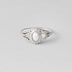 Silver Vintage Royal Pearl Ring