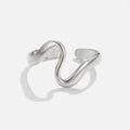 Silver Wave Ring