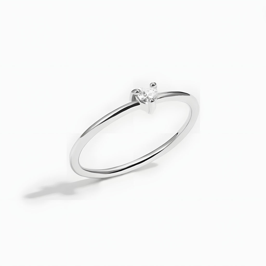 'Small Love' Crystal Heart Ring