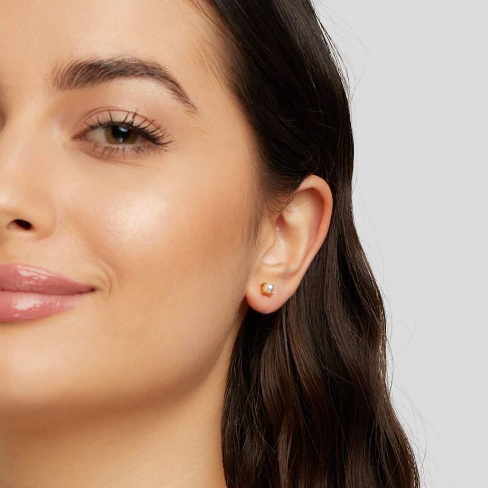 Free Sofia Pearl Stud Earrings
