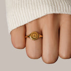 Summer Solstice Gold Ring