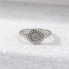 Summer Solstice Silver Ring