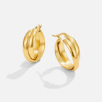 Talia Gold Hoop Earrings