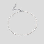 Temi Pearl Silver Necklace