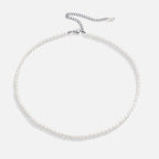Temi Pearl Silver Necklace