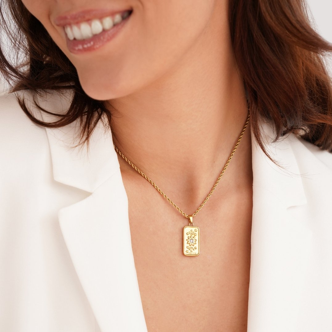 ‘The Sun’ Tarot Pendant Necklace