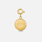 'The Truth' Gold Eye Coin Charm