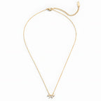 Tiffany Crystal Leaf Pendant Necklace