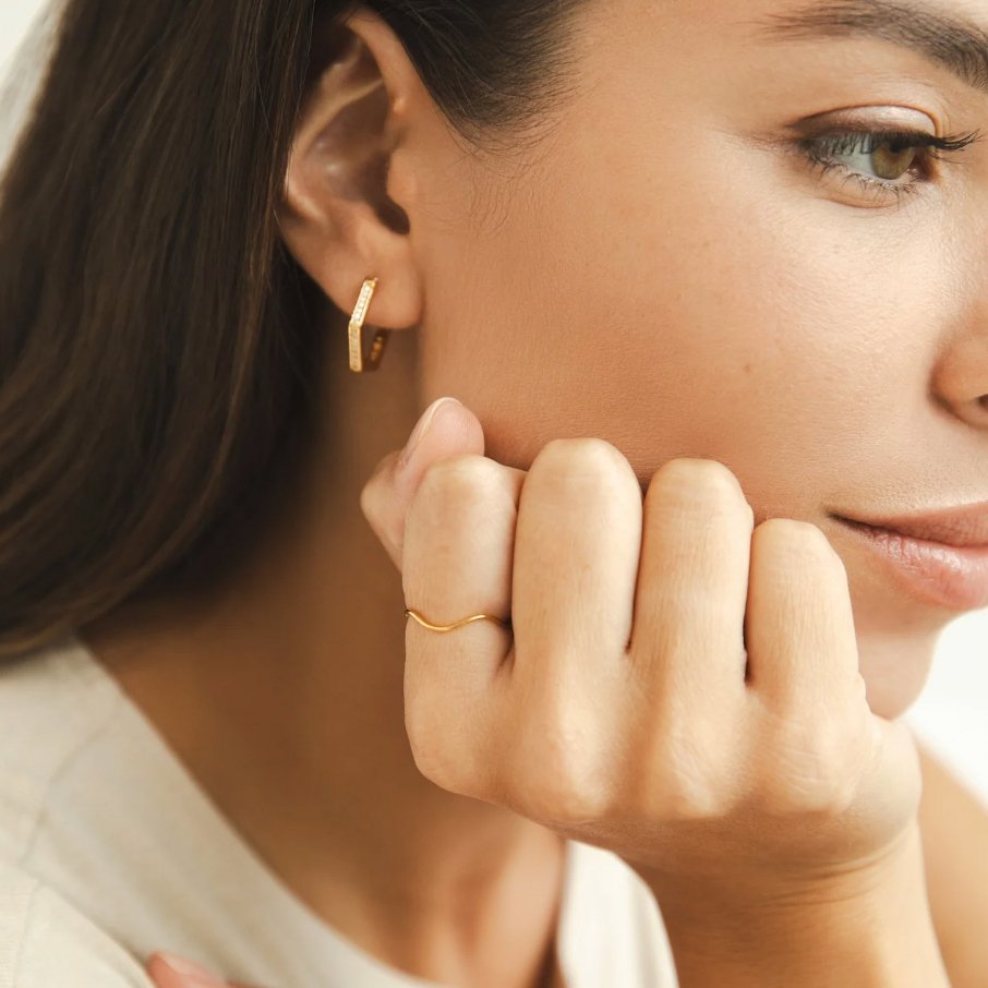 Tina Gold Stack Ring