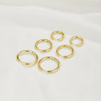 Triple Hoop Earrings Set
