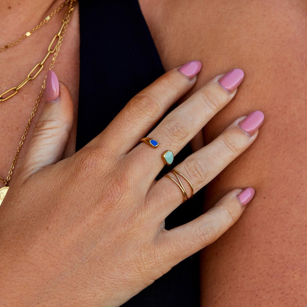 Turquoise Sahara Wrap Ring