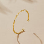 Twisted Imari Gold Bangle
